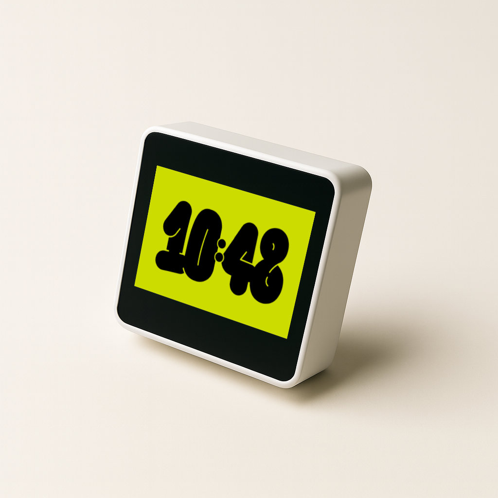 Portfolio tracker dashboard showing multiple clock-inspired widgets